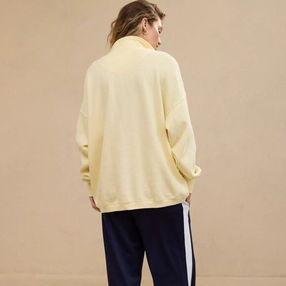 NWT Aerie Getaway Quarter Snap Sweatshirt - Picture 4 of 7